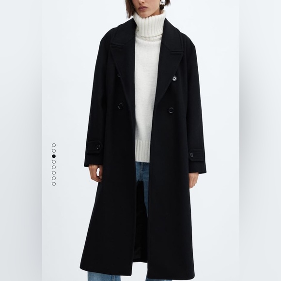 SOLD - Mango GAUGUIN Oversized Wool Coat - Picture 2 of 6